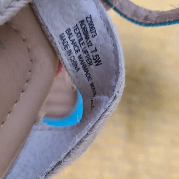 Blue Wide Width Espadrilles - Picture 5 of 5